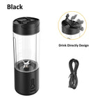 Mini Portable Blender Electric Fruit Juicer Smoothie Orange Fresh Juice Blender Multifunction Rechargeable Portable Juicer Mixer - CheffyCorner
