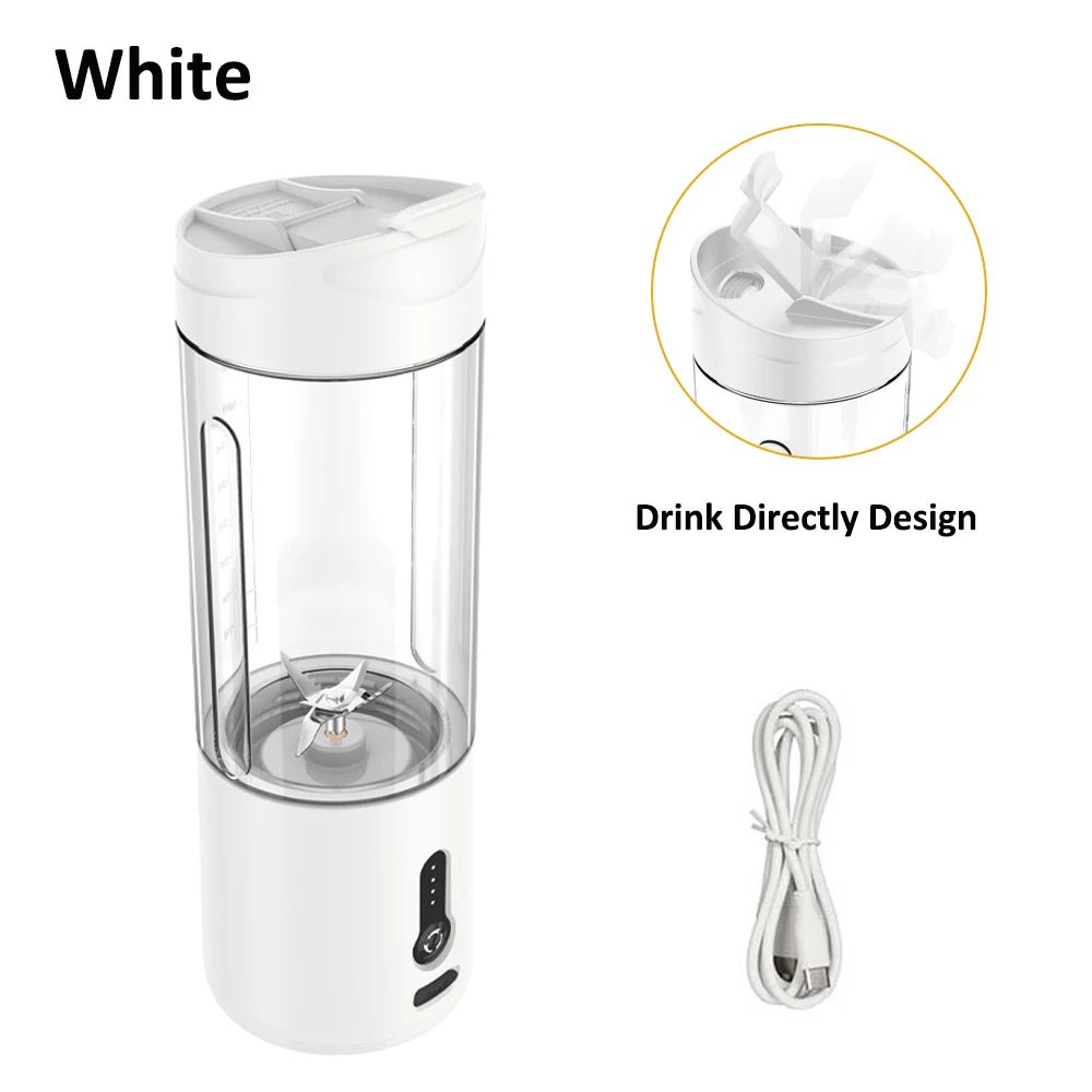 Mini Portable Blender Electric Fruit Juicer Smoothie Orange Fresh Juice Blender Multifunction Rechargeable Portable Juicer Mixer - CheffyCorner
