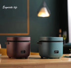 Mini Rice Cooker Automatic Household Kitchen Electric Cooking Machine 1 - 2 People Food Warmer Steamer 1.2L Small Rice Cooker - CheffyCorner