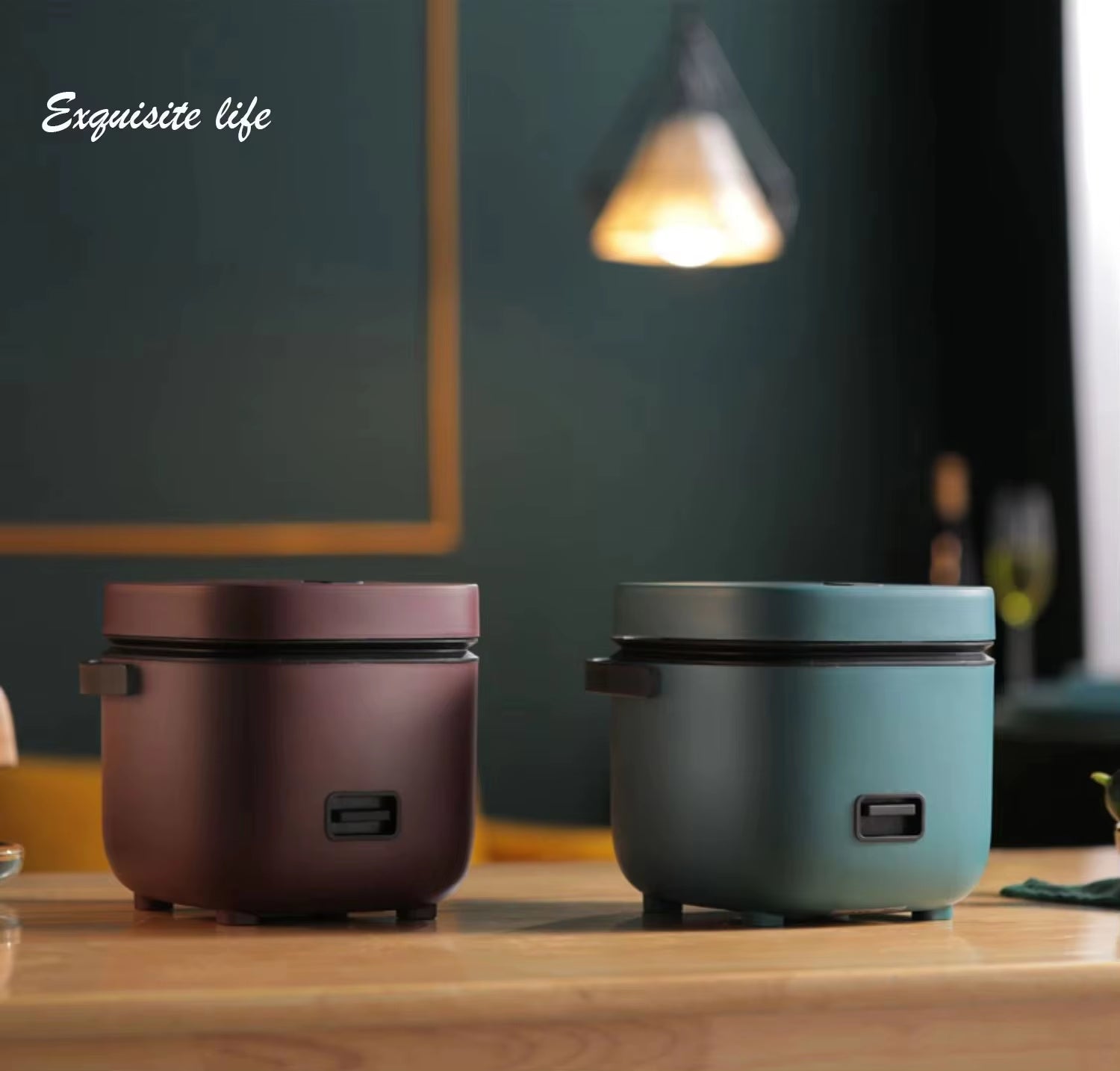 Mini Rice Cooker Automatic Household Kitchen Electric Cooking Machine 1 - 2 People Food Warmer Steamer 1.2L Small Rice Cooker - CheffyCorner