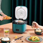 Mini Rice Cooker Automatic Household Kitchen Electric Cooking Machine 1 - 2 People Food Warmer Steamer 1.2L Small Rice Cooker - CheffyCorner