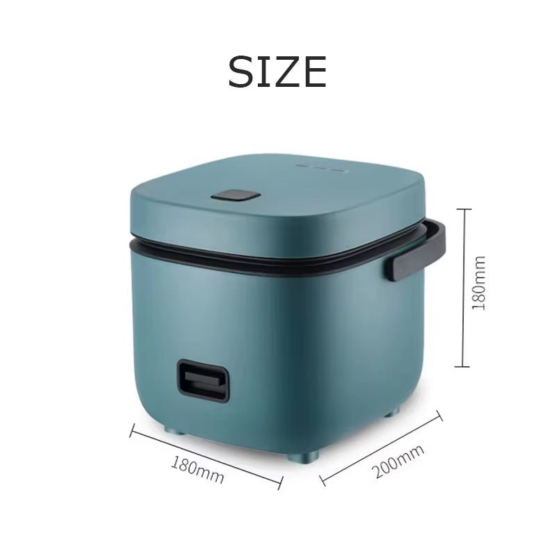 Mini Rice Cooker Automatic Household Kitchen Electric Cooking Machine 1 - 2 People Food Warmer Steamer 1.2L Small Rice Cooker - CheffyCorner