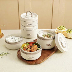 1400ml Portable Insulated Food Lunch Container Set | Thermal Lunch Box