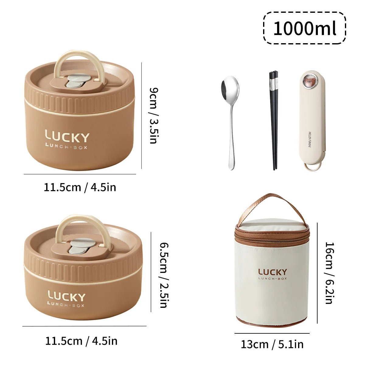 Portable Sealed Thermal Lunch Box for Kids Stackable Microwave 304 Stainless Steel Bento Box Insulated Food Container - CheffyCorner