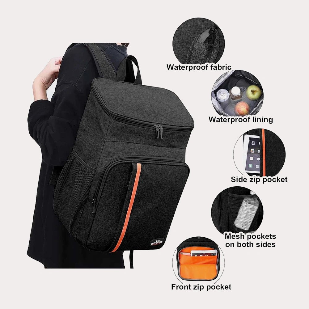 Portable Thermal Lunch Bag Food Box | 18L Durable Waterproof Dinner Backpacks Icebox - CheffyCorner