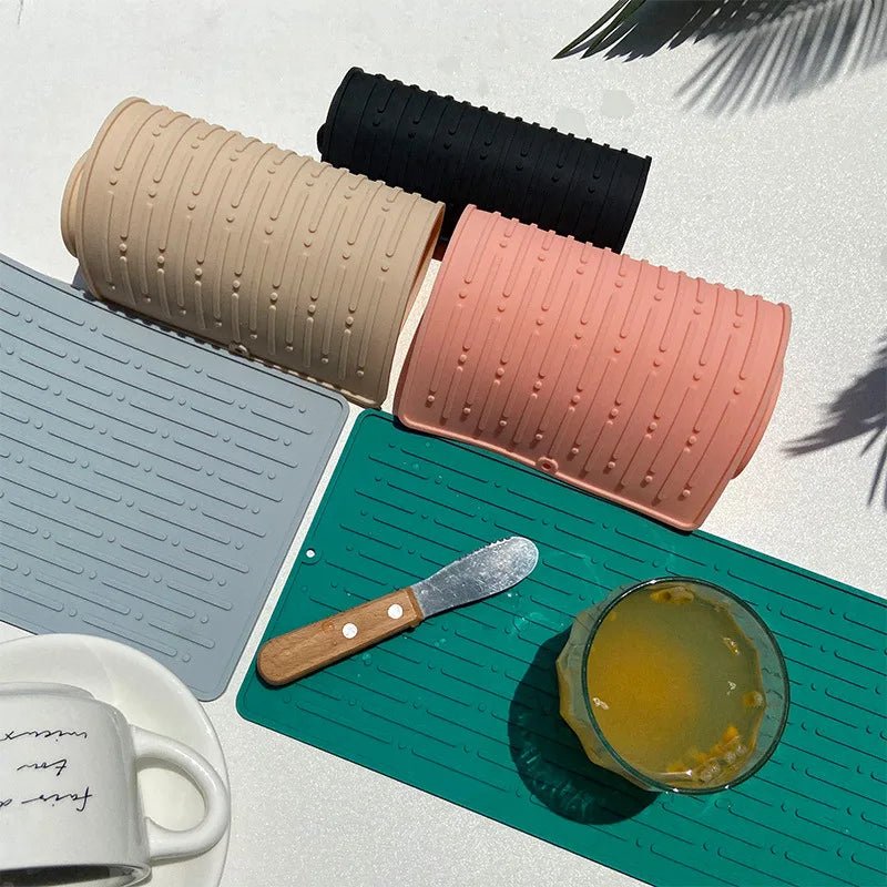 Silicone Dish Drying Mat - Cheffycorner - CheffyCorner