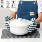Silicone Dish Drying Mat | Non - Slip Kitchen Mat - CheffyCorner - CheffyCorner