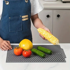 Silicone Dish Drying Mat | Non-Slip Kitchen Mat -CheffyCorner