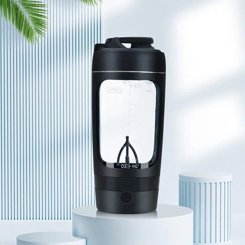 USB Electric Portable Whey Protein Shaker bottle | Rechargeable Gym BA Free Cocktail Blend - CheffyCorner